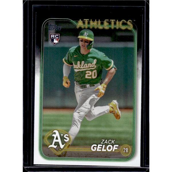 Zack Gelof Rookie Card 2024 Topps #166