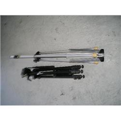 Two camera tripods