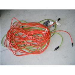 Two heavy duty extension cords