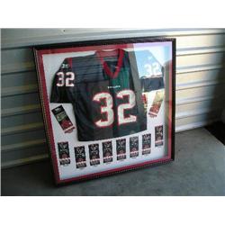 Texans framed Jersey #32