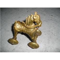 Sm. Brass Rocking Horse