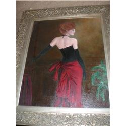 Signed oil on board.