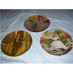 3 "Gone With The Wind" Plates