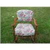 Image 1 : Floral Padded Rocking Chair