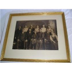 Circa 1907 framed family portrait