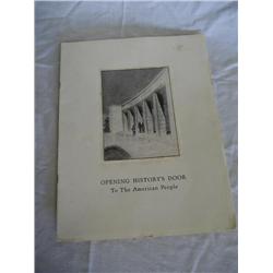 Nov. 6,'54 Truman Library dinner program