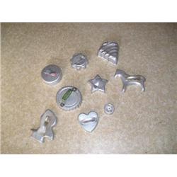 Old metal cookie cutters