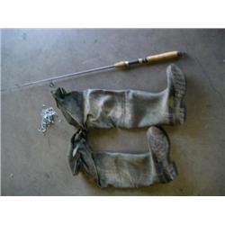 Cabela rod and waders