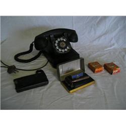 Phone, stapler, locks and razor