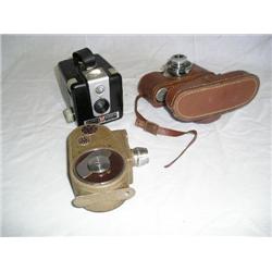 3 old cameras