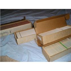 Boxes Baseball card sets