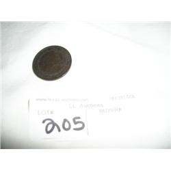 1899 Canada one cent coin