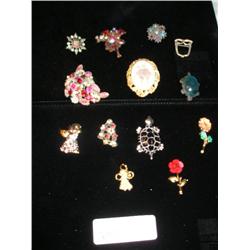 Brooches-13 total.