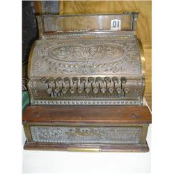 Sold brass National cash register