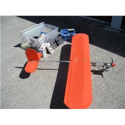 Remote control model airplane