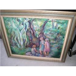 Oil on canvas by Judith B. Dazzio