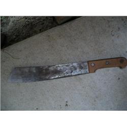 Machete w/wood handle