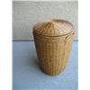 Image 1 : Natural wicker woven basket