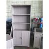 Image 8 : Desk Ensemble, Cabinets w/ Shelving, Small Cabinets, Drawers, Metal File Cabinet