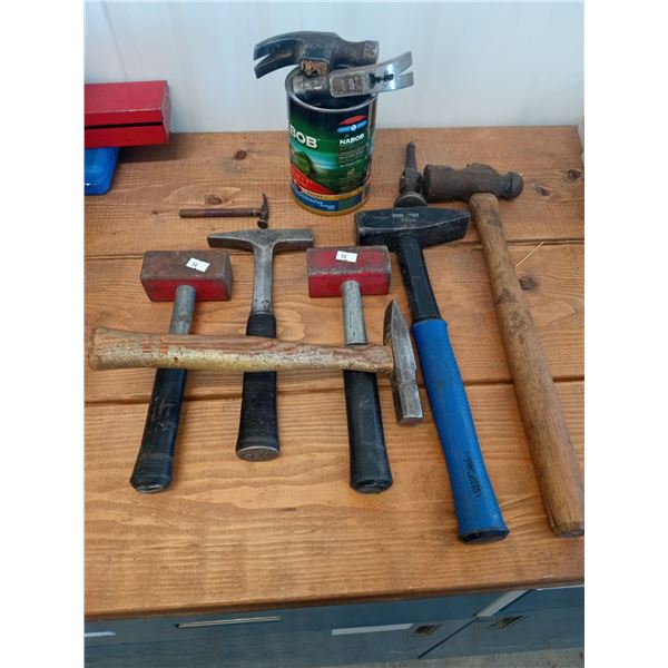 Assortment Of Mallets And Hammers