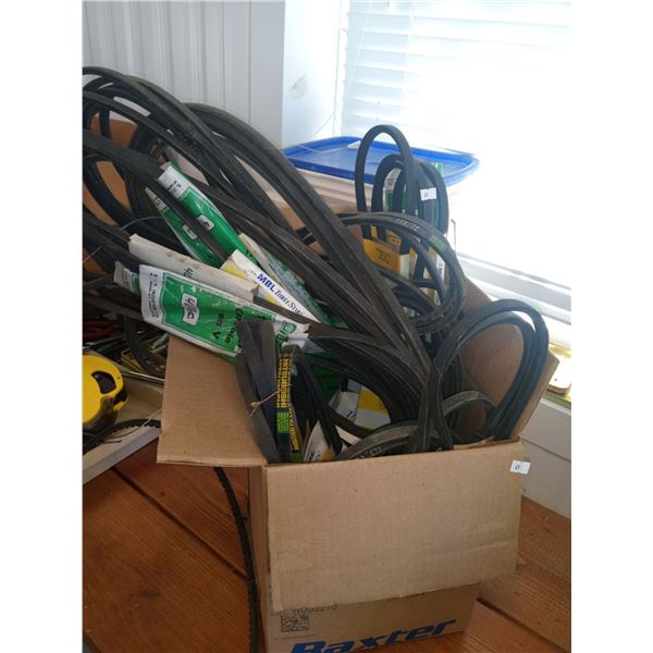 Large Assortment Of Fan Belts