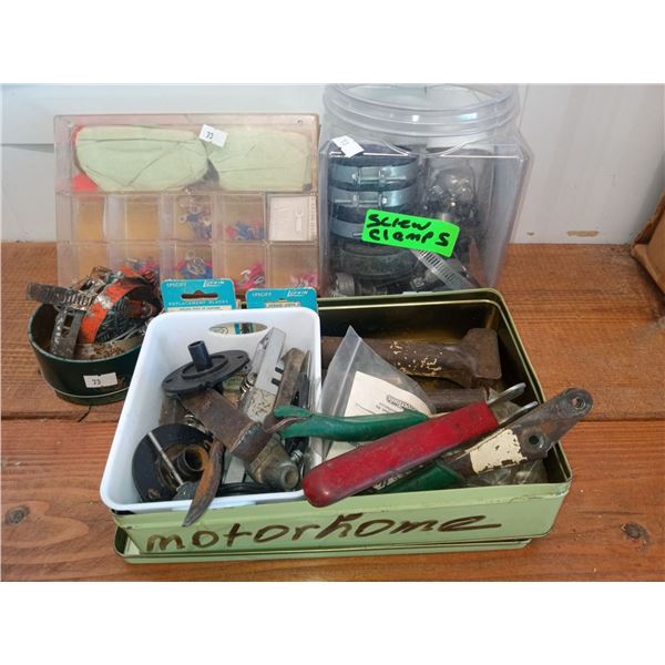 Assortment Of Tools And Clamps