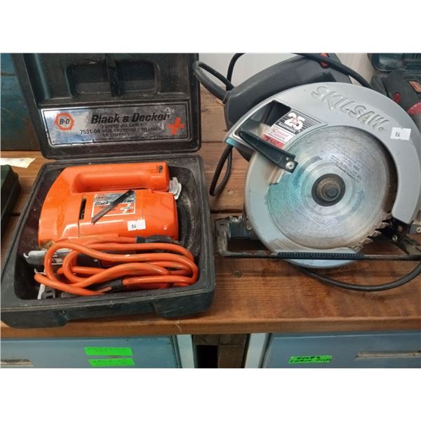 Skil Saw Circular MO:1265-320TI And 2 Speed Skil Saw