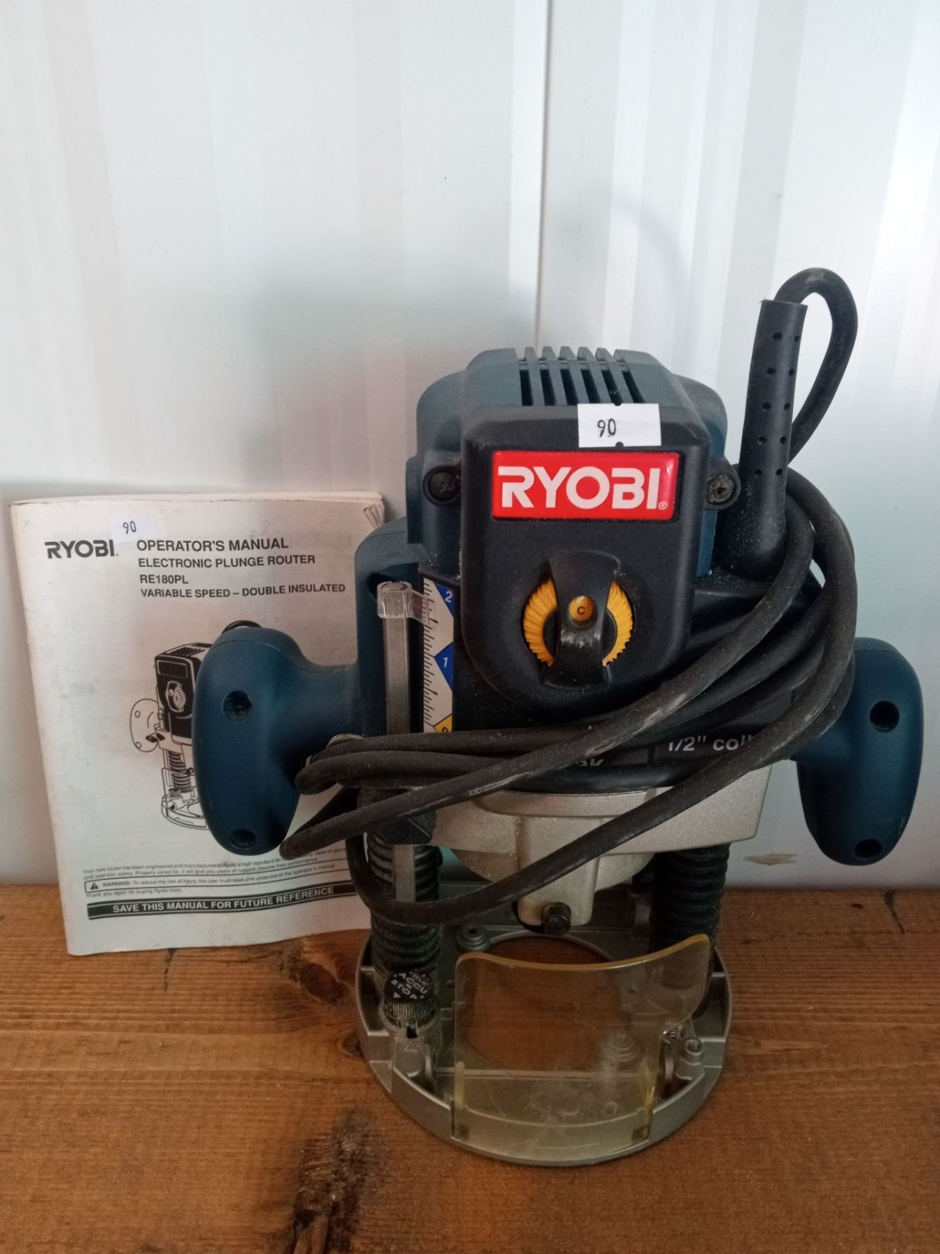 Ryobi R175 Plunge Router Ryobi Electronic Plunge Router - Beck Auctions Inc.