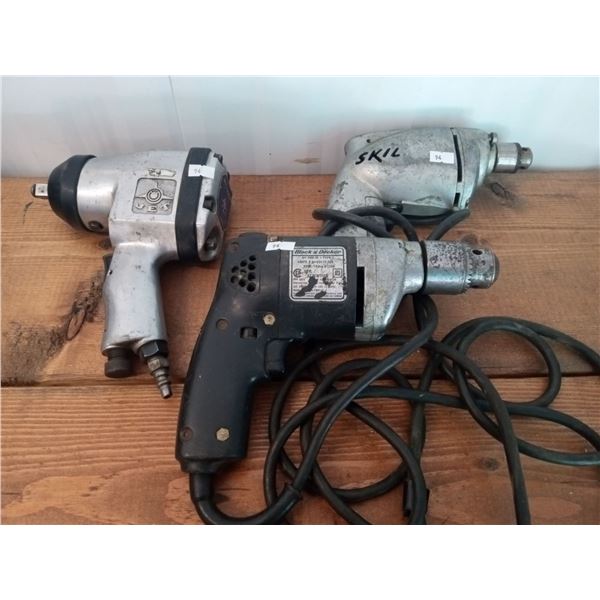 2 Electric Drills And Impact Drill