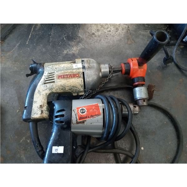 Black & Decker drill And Metalo Aloulle Direction