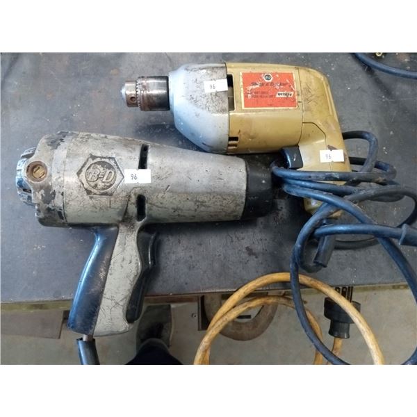 Set Of Black & Decker Drills