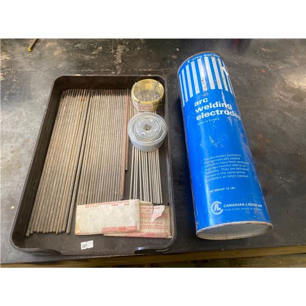 Assortment Of Welding Rods And Wire