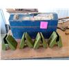 Image 1 : Metal Tools Box And Trays With Set Of Clips