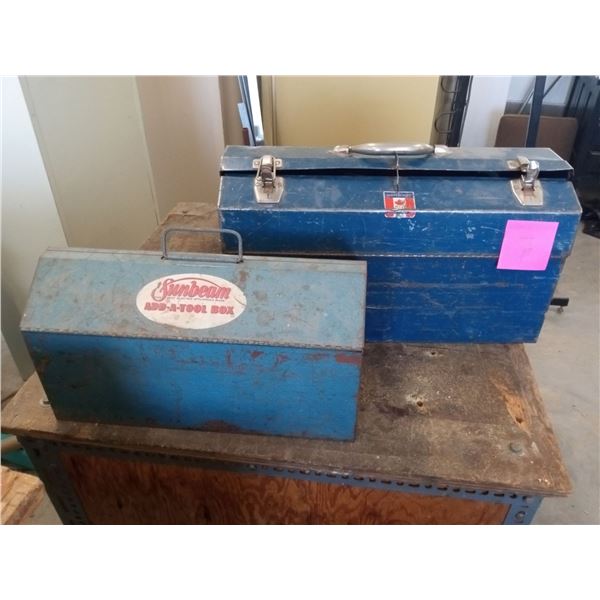 Set Of Tool Boxes And Content