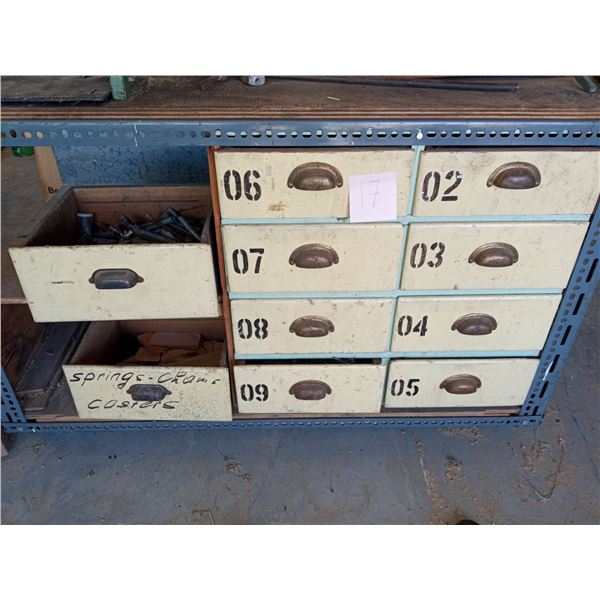 Table With Drawer Contents