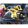 Image 1 : Assortment Of Small DeWalt Power Tools And Accessories