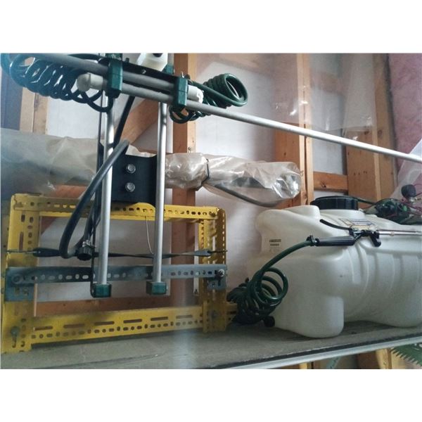 Liquid Sprayer with Side By Side attachment 30 Foot Sprayer Single Tank
