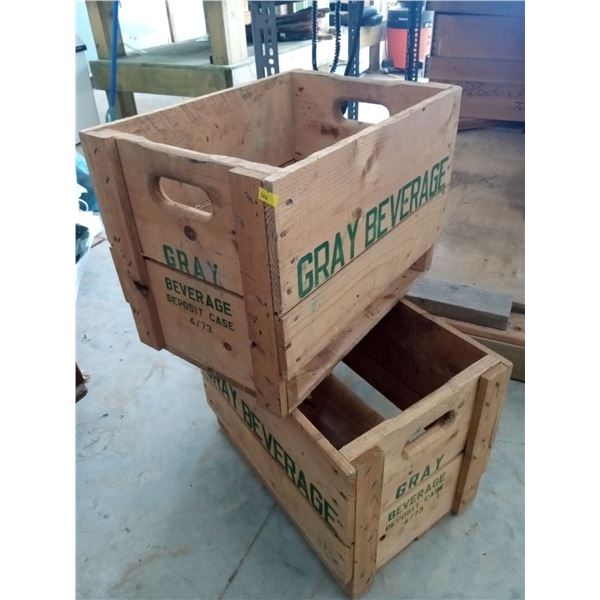 Antique Wood Crates