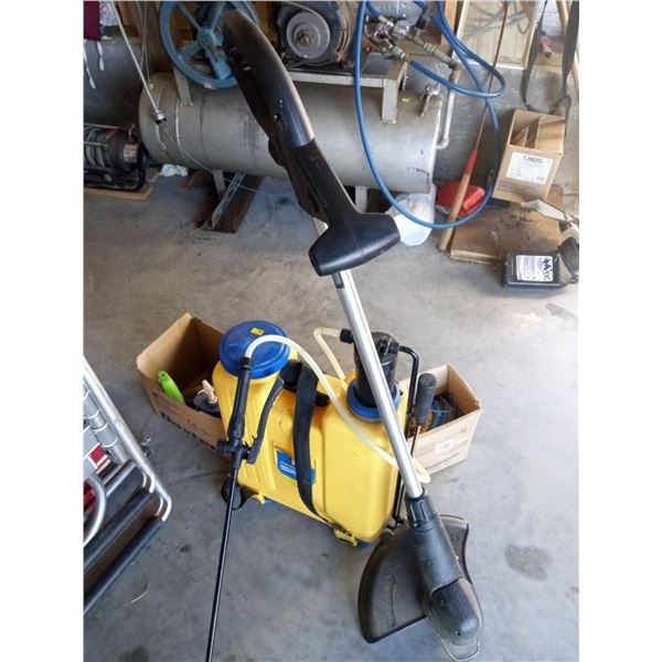 Black & Decker Weed Wacker ,16L Backpack Sprayer And More