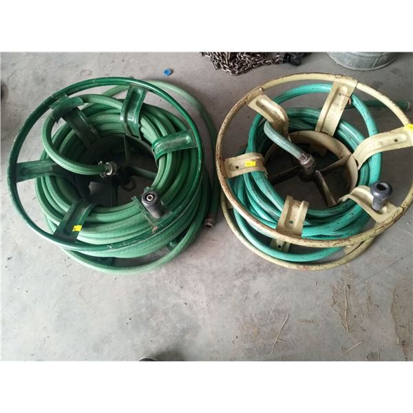 Green Garden Hoses