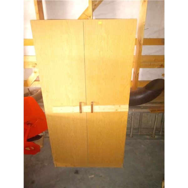 Pine Wood Storage Cabinet