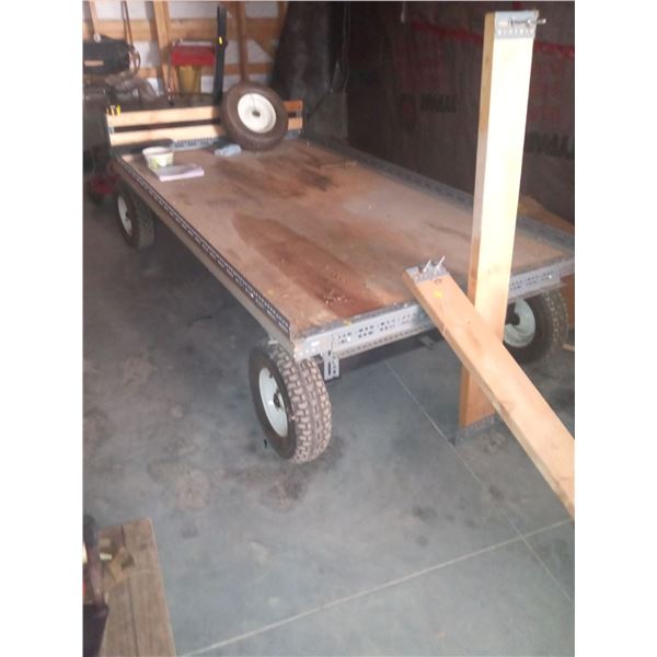 Wood Farm Wagon - Hooks To Quad