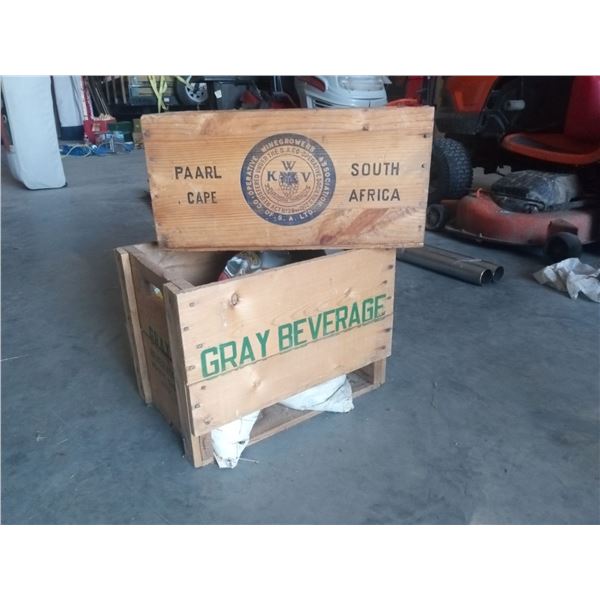 Antique Wood Crates