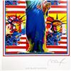 Image 2 : God Bless America - with Five Liberties by Peter Max