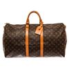 Image 2 : Louis Vuitton Brown Monogram Keepall Bandouliere 50 Travel Bag
