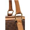 Image 5 : Celine Macadam Pattern Logo Embossed Big Boston Bag Brown