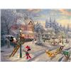 Image 1 : Mickey and Minnie Victorian Christmas by Kinkade Studios