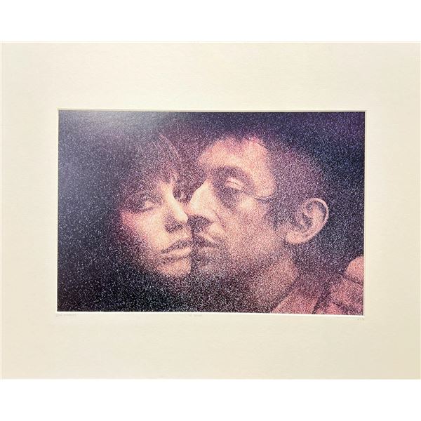 Jean D Hugues Le Baiser Jane Birkin Serge Gainsbourg Romantic Lovers Couple