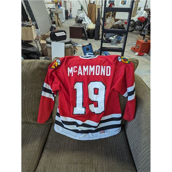 Chicago Blackhawks Jersey #19 McAmmond