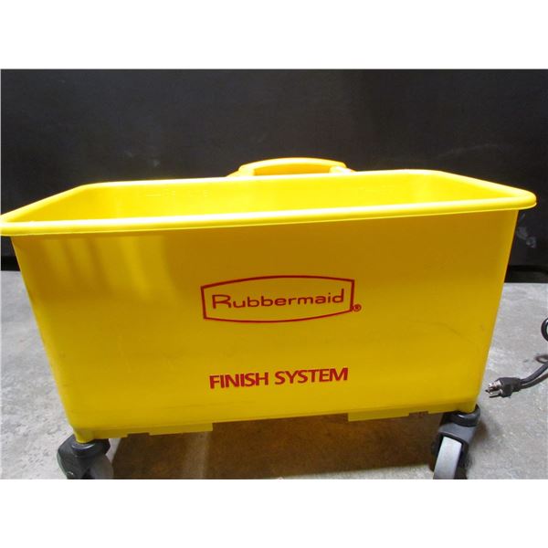 Rubbermaid Bucket on Wheels